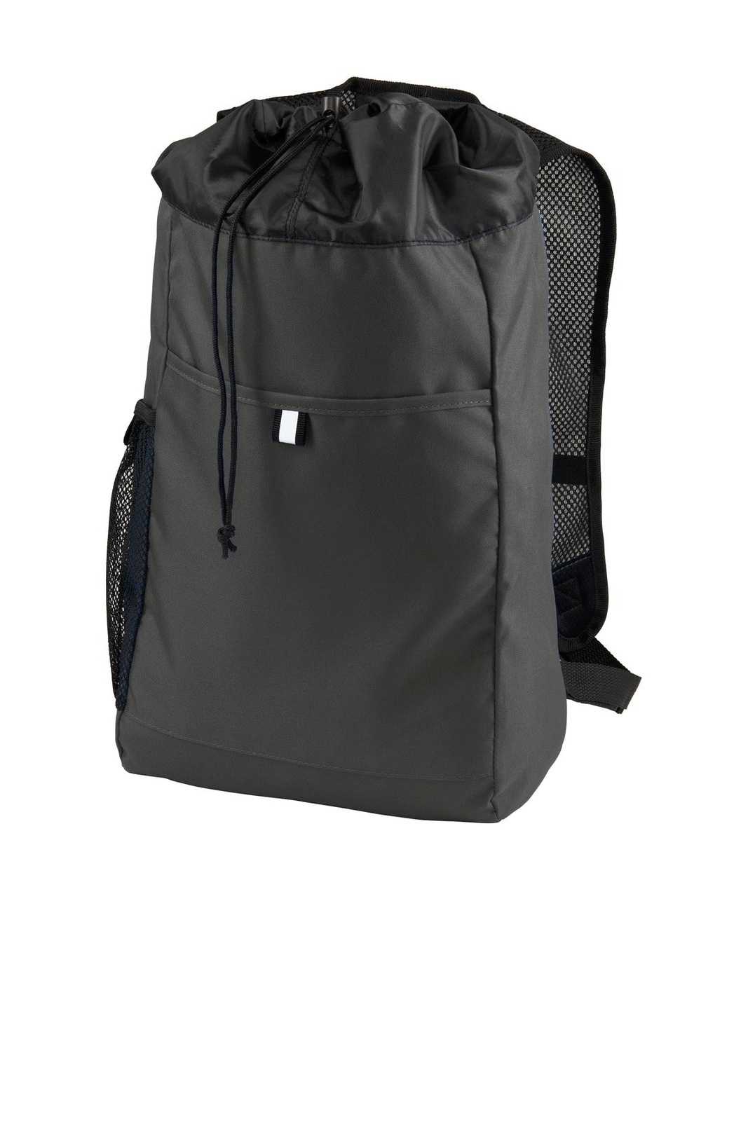 Port Authority BG211 Hybrid Backpack - Dark Charcoal Black - HIT a Double - 1