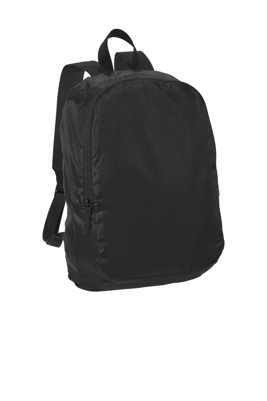 Port Authority BG213 Crush Ripstop Backpack - Black - HIT a Double - 1