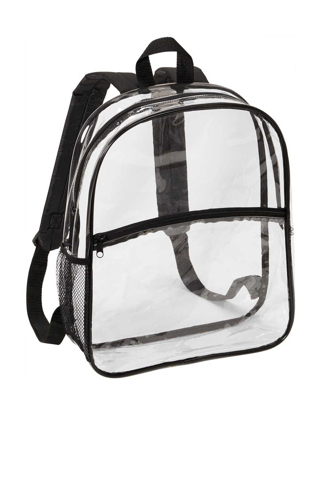 Port Authority BG230 Clear Backpack - Clear Black - HIT a Double - 1