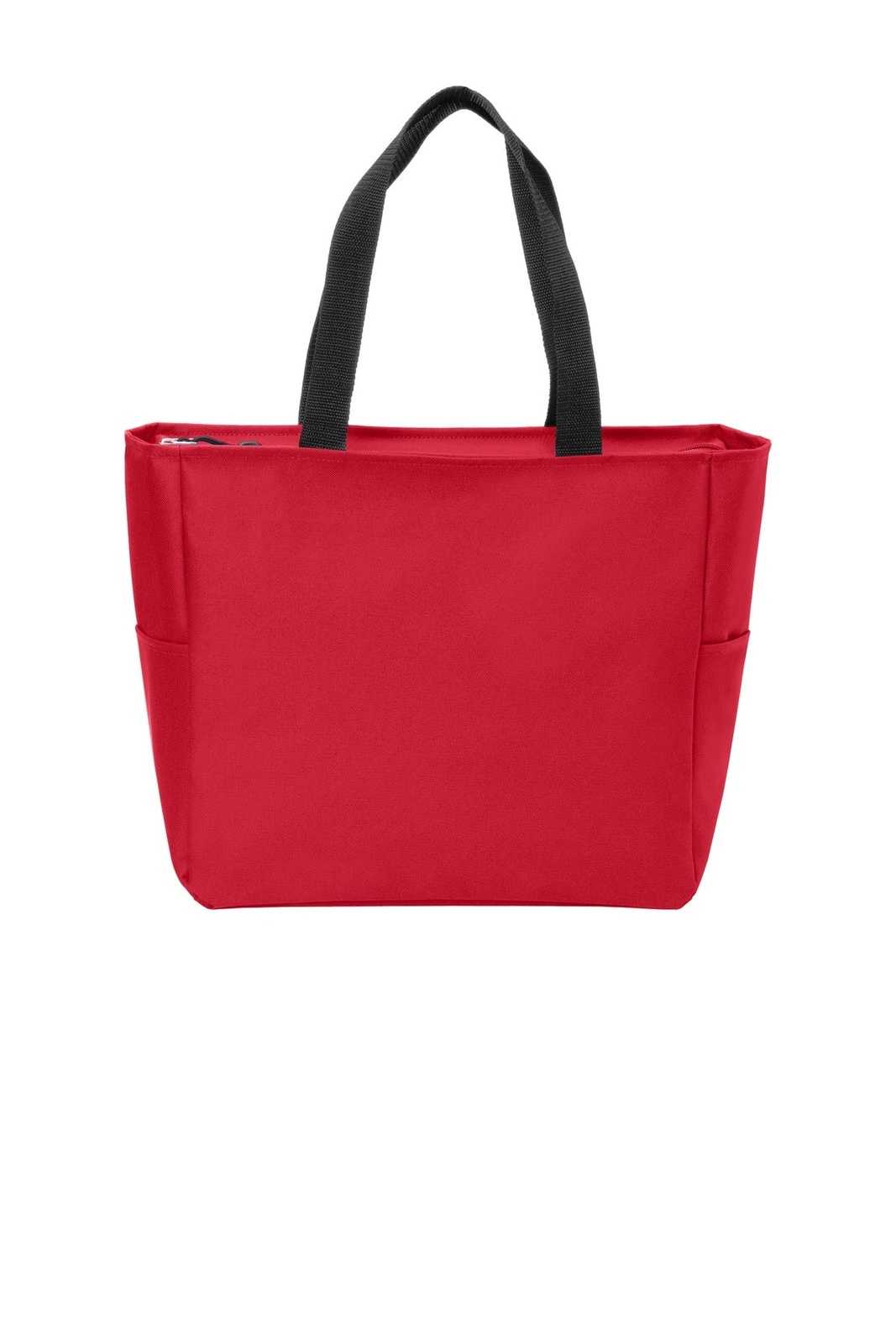 Port Authority BG410 Essential Zip Tote - Chili Red - HIT a Double - 1