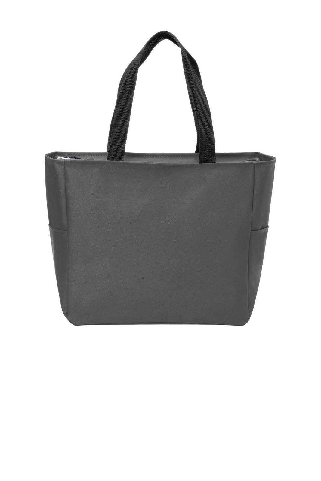 Port Authority BG410 Essential Zip Tote - Dark Charcoal - HIT a Double - 1