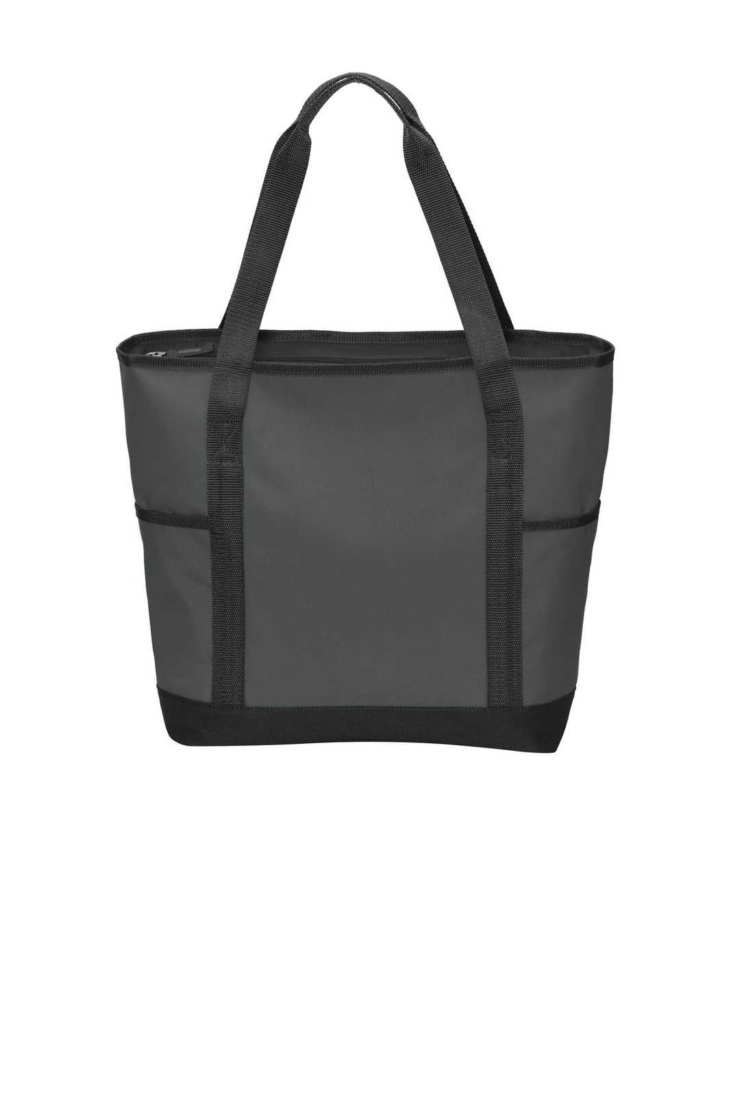 Port Authority BG411 On-The-Go Tote - Dark Charcoal Black - HIT a Double - 1