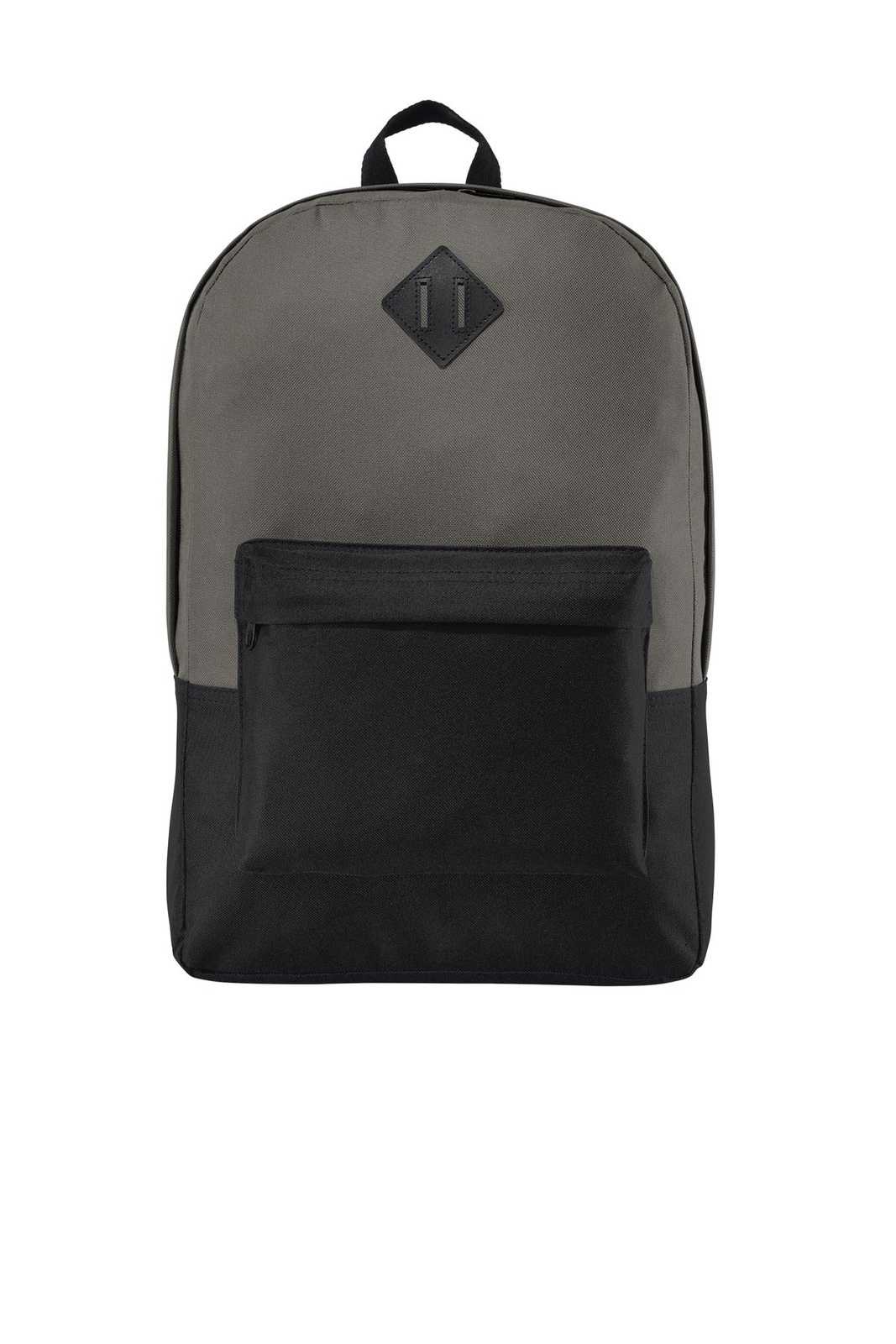 Port Authority BG7150 Retro Backpack - Dark Charcoal Black - HIT a Double - 1
