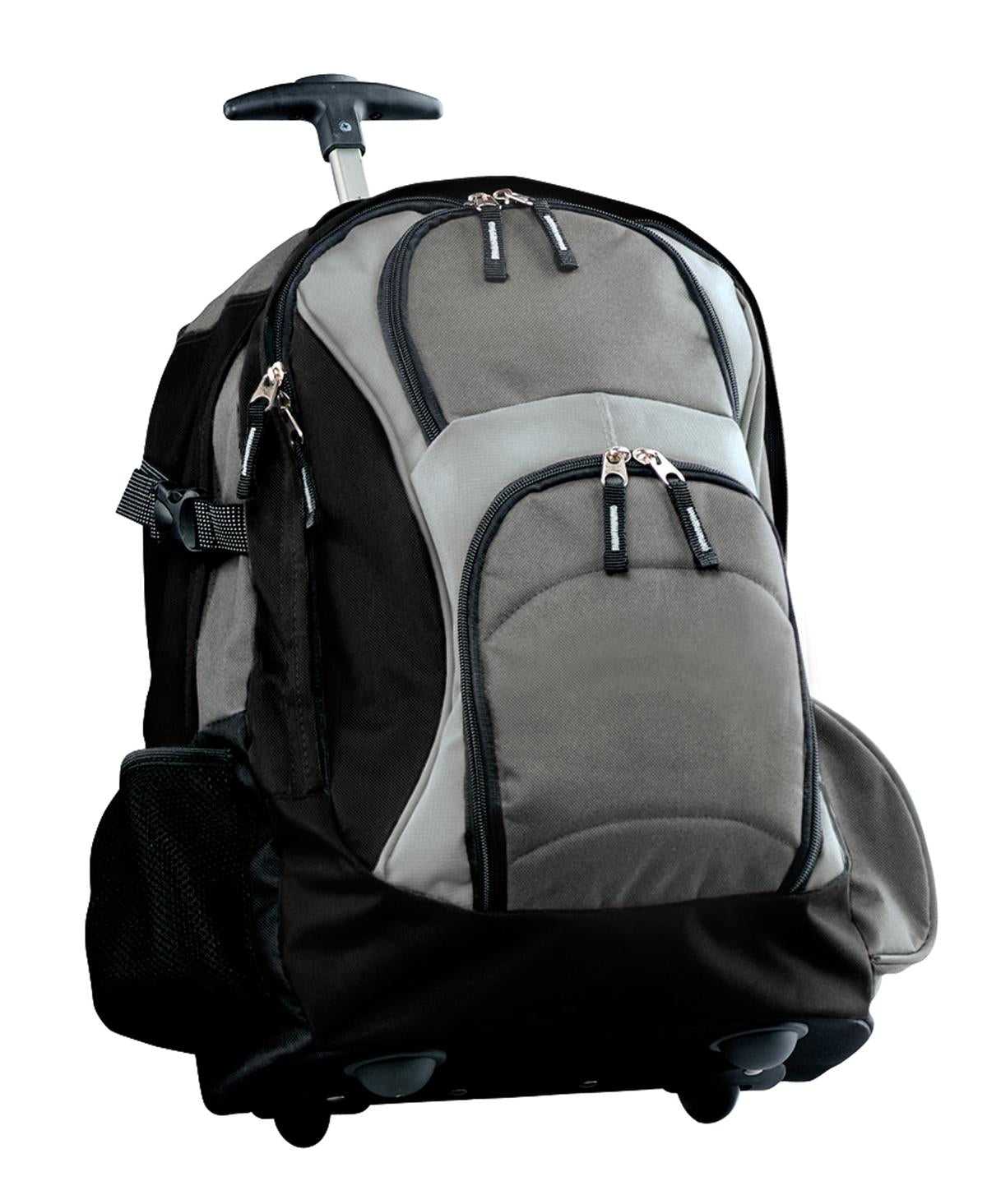 Port Authority BG76S Wheeled Backpack - Dark Gray Black - HIT a Double - 1