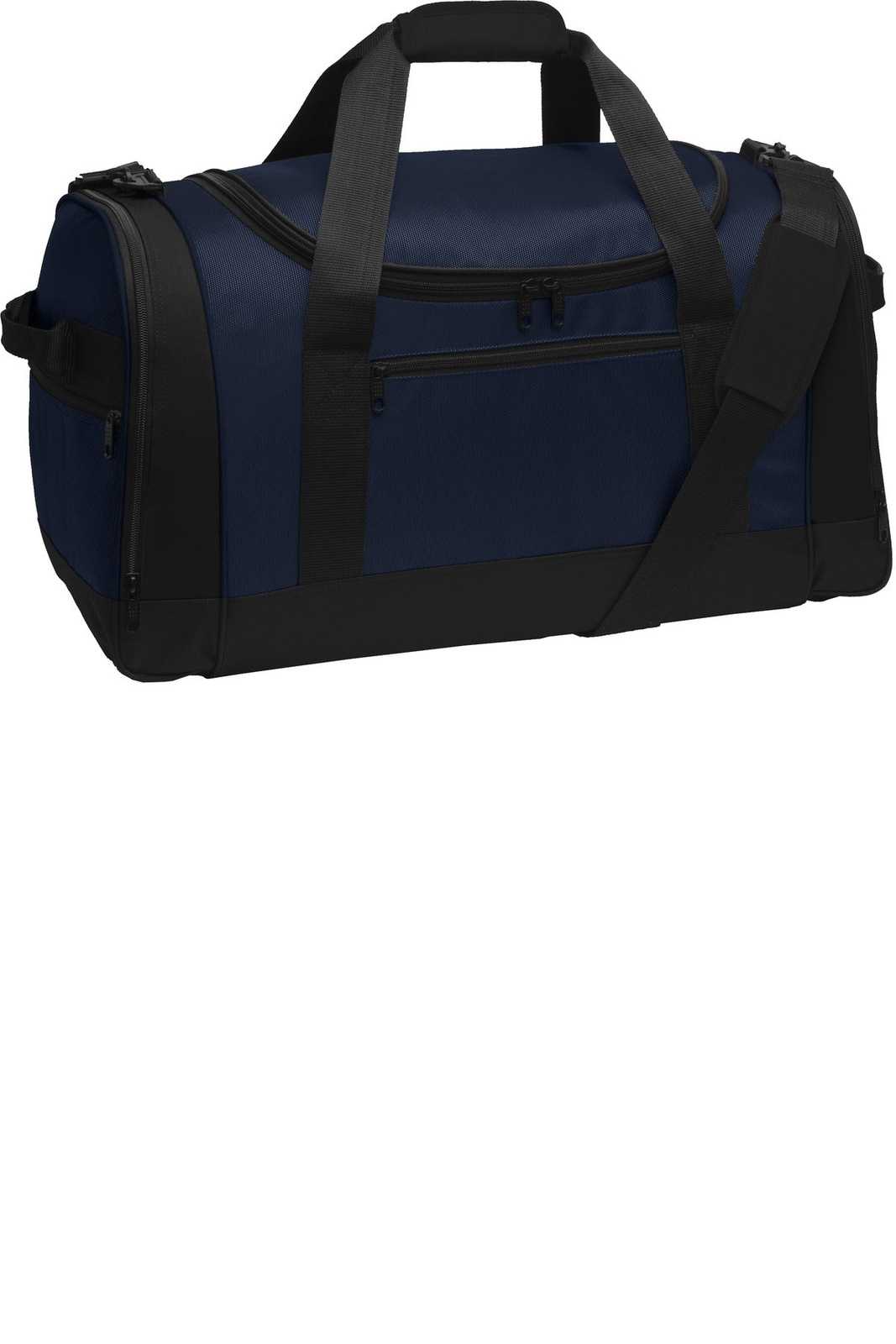 Port Authority BG800 Voyager Sports Duffel - Navy - HIT a Double - 1