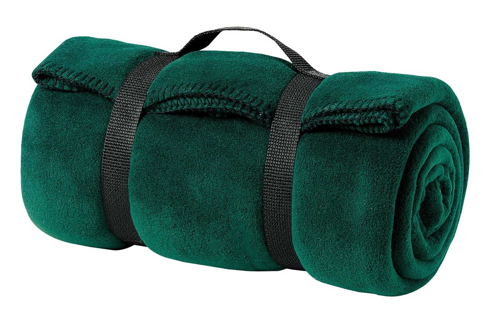 Port Authority BP10 Value Fleece Blanket with Strap - Dark Green - HIT a Double - 1