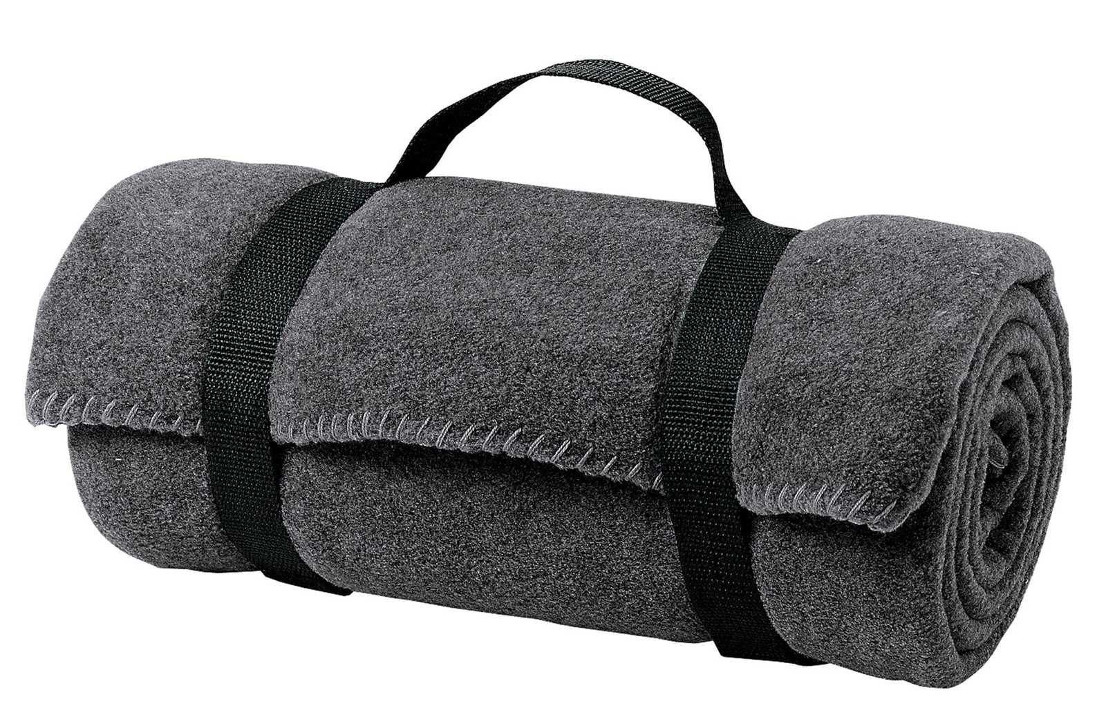 Port Authority BP10 Value Fleece Blanket with Strap - Midnight Heather - HIT a Double - 1
