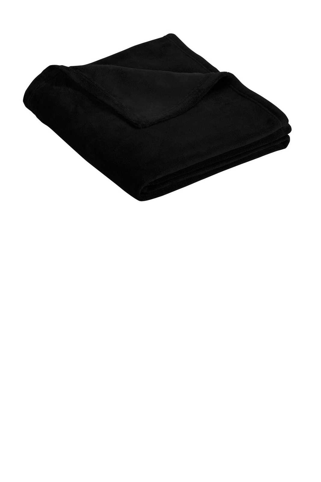 Port Authority BP31 Ultra Plush Blanket - Deep Black - HIT a Double - 1