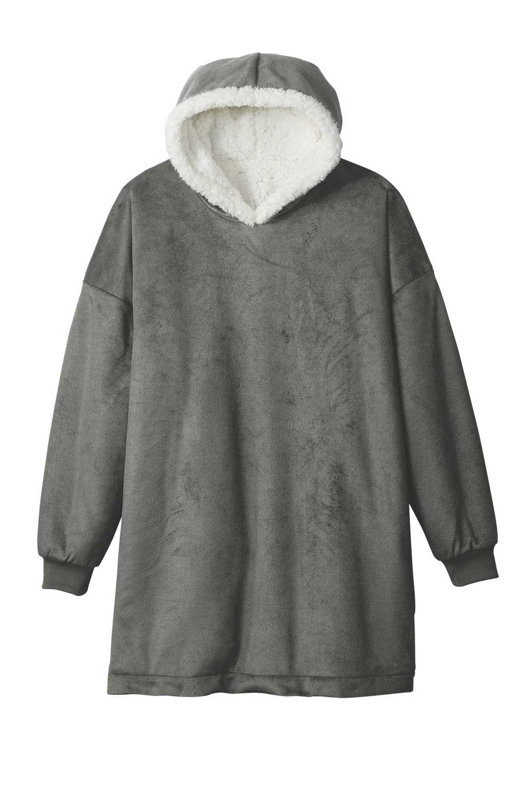 Port Authority BP41 Mountain Lodge Wearable Blanket - Hearth Grey - HIT a Double - 2