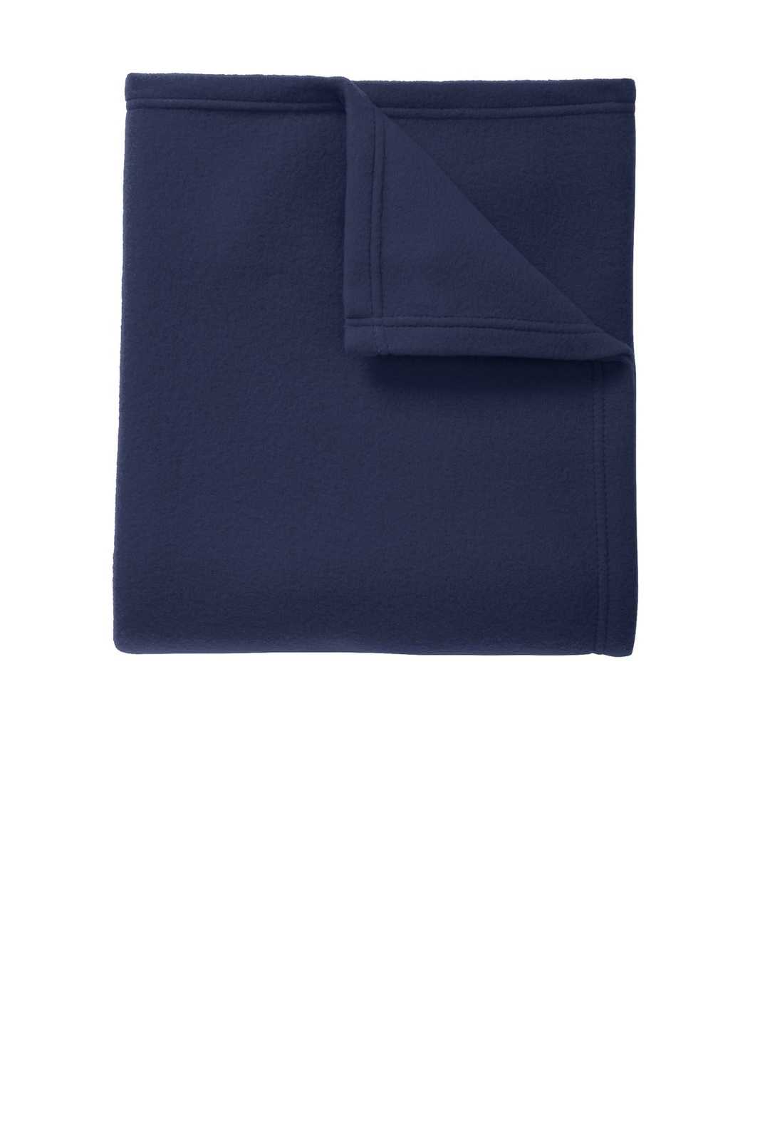 Port Authority BP60 Core Fleece Blanket - True Navy - HIT a Double - 1