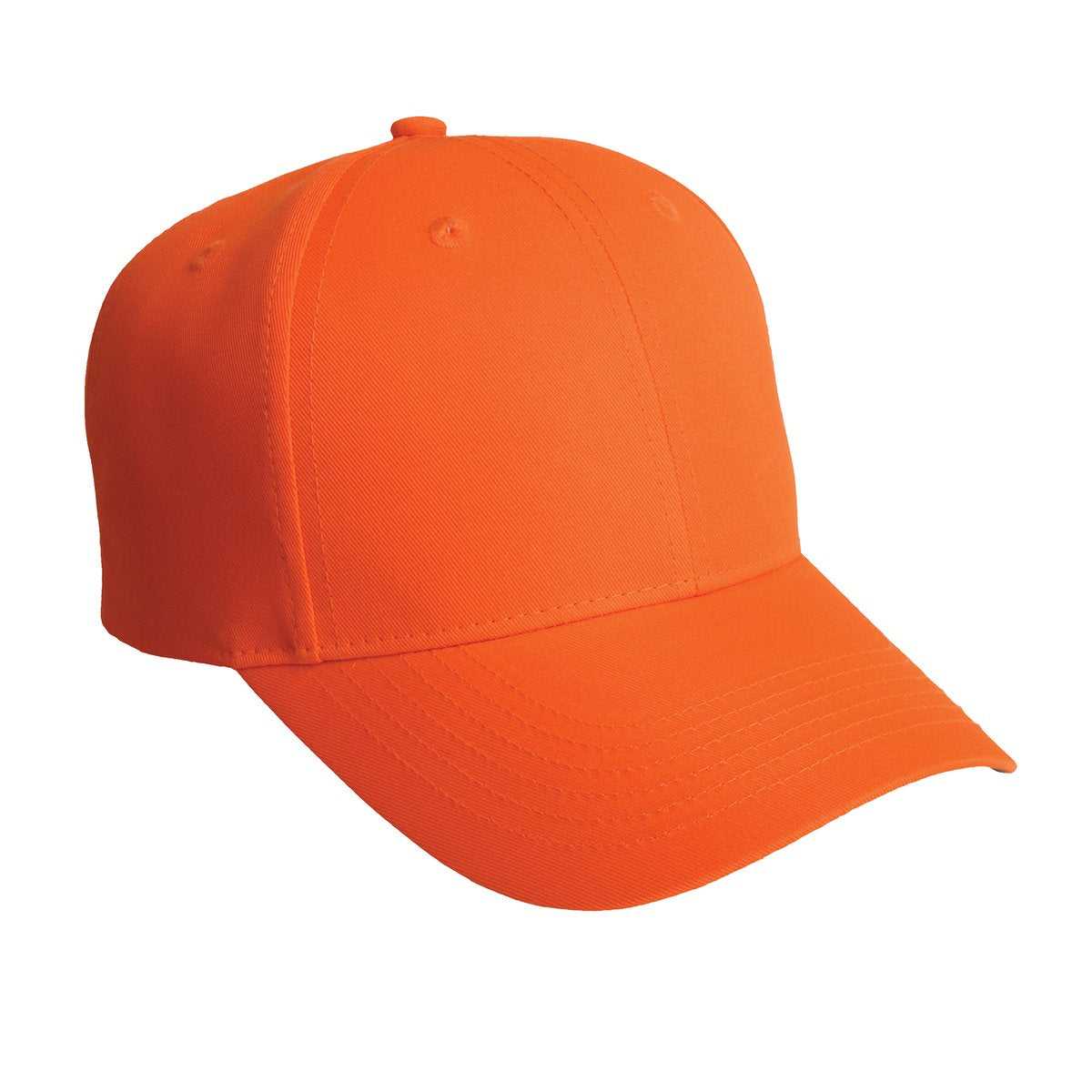 Port Authority C806 Solid Enhanced Visibility Cap - Safety Orange - HIT a Double - 1