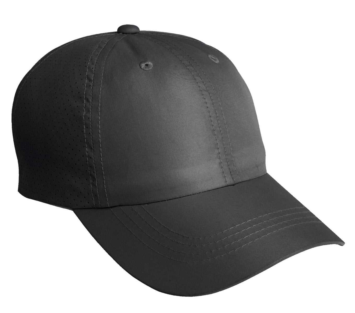 Port Authority C821 Perforated Cap - Black - HIT a Double - 1