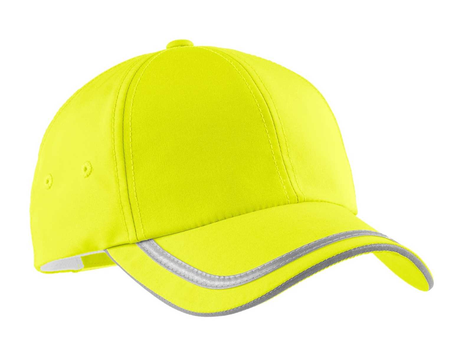 Port Authority C836 Enhanced Visibility Cap - Safety Yellow - HIT a Double - 1