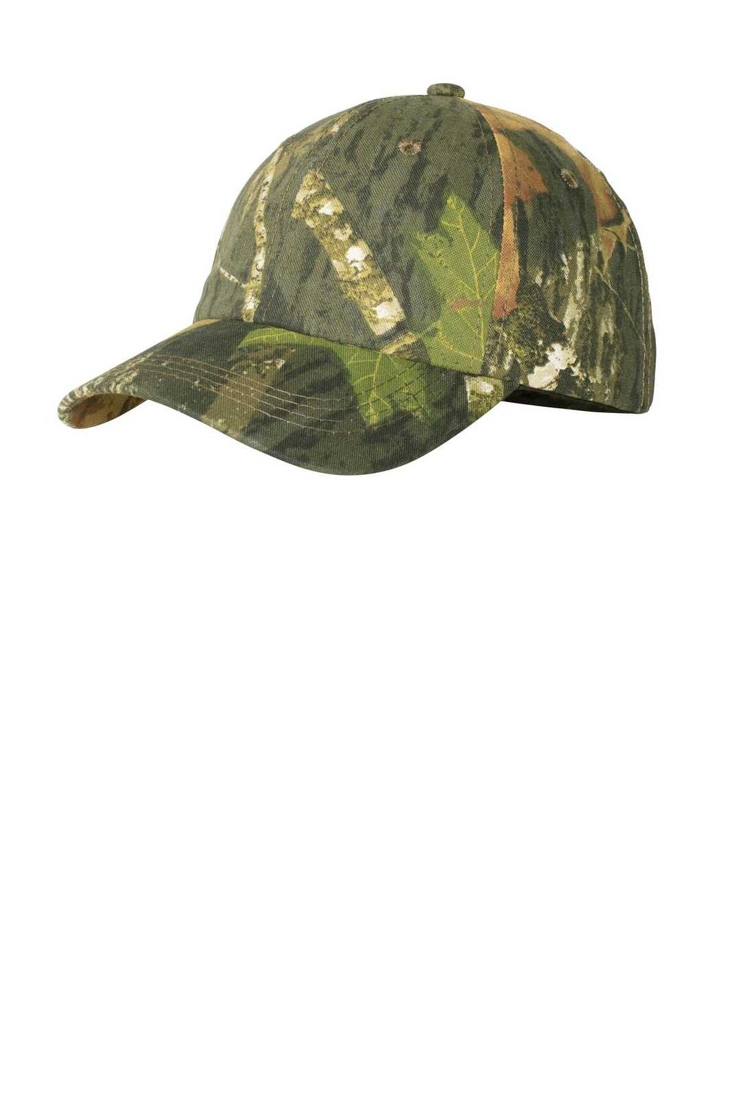 Port Authority C871 Pro Camouflage Series Garment-Washed Cap - Mossy Oak New Break-Up - HIT a Double - 1