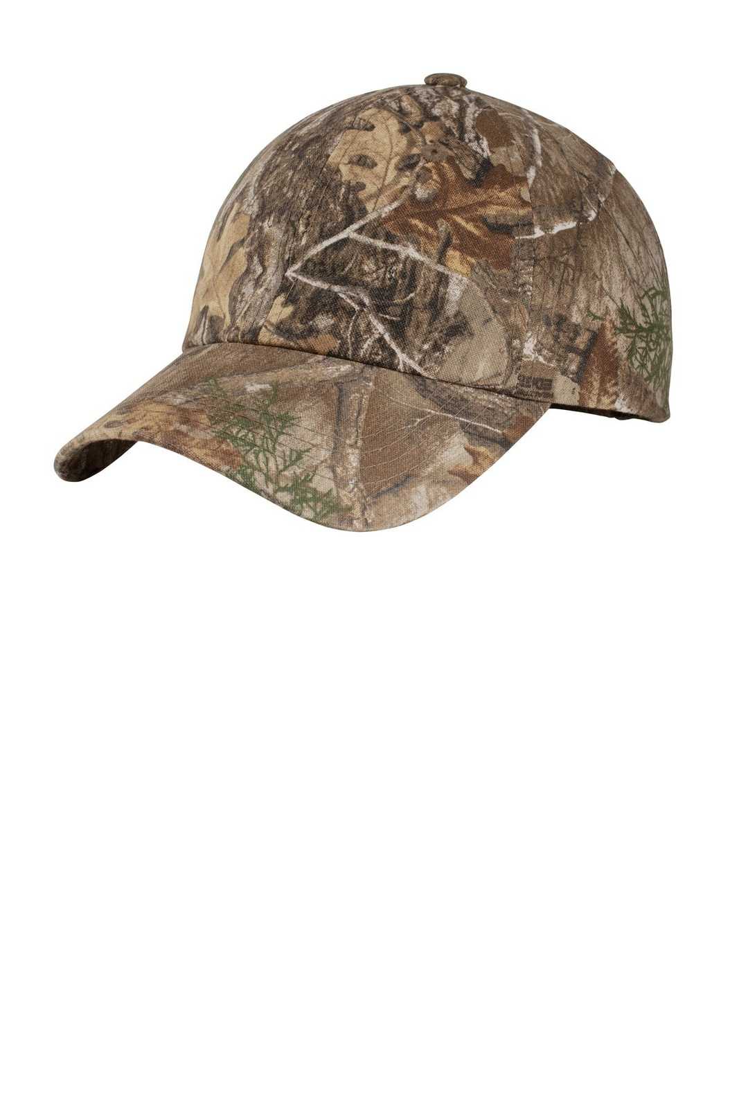 Port Authority C871 Pro Camouflage Series Garment-Washed Cap - Realtree Edge - HIT a Double - 1