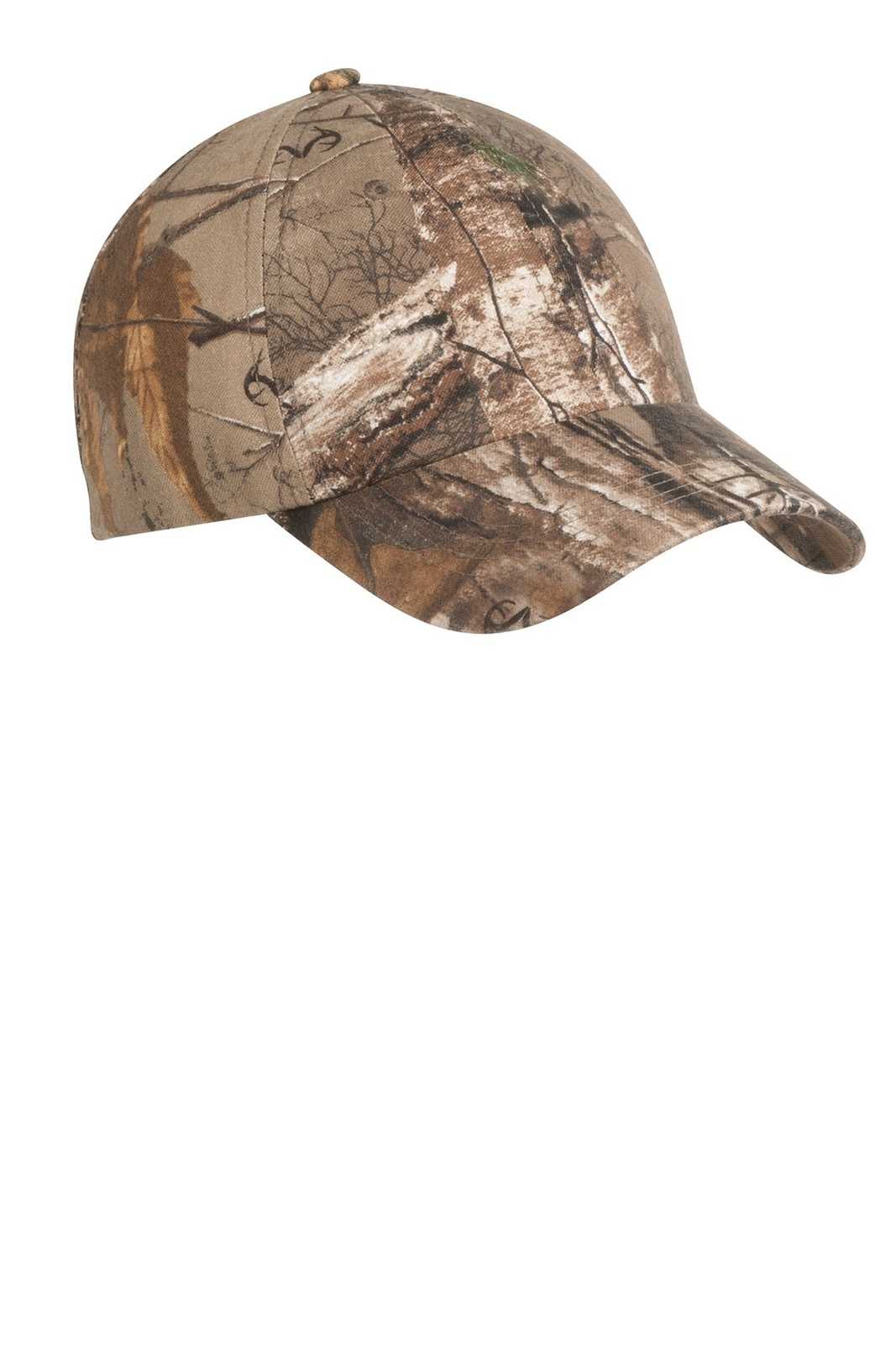 Port Authority C871 Pro Camouflage Series Garment-Washed Cap - Realtree Xtra - HIT a Double - 1