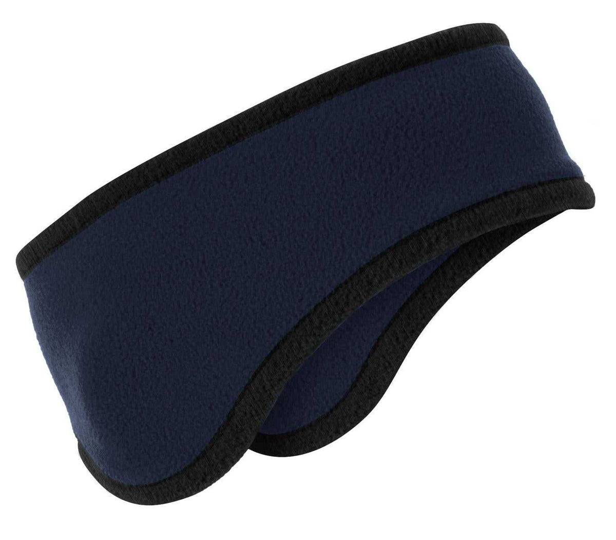 Port Authority C916 Two-Color Fleece Headband - Navy - HIT a Double - 1