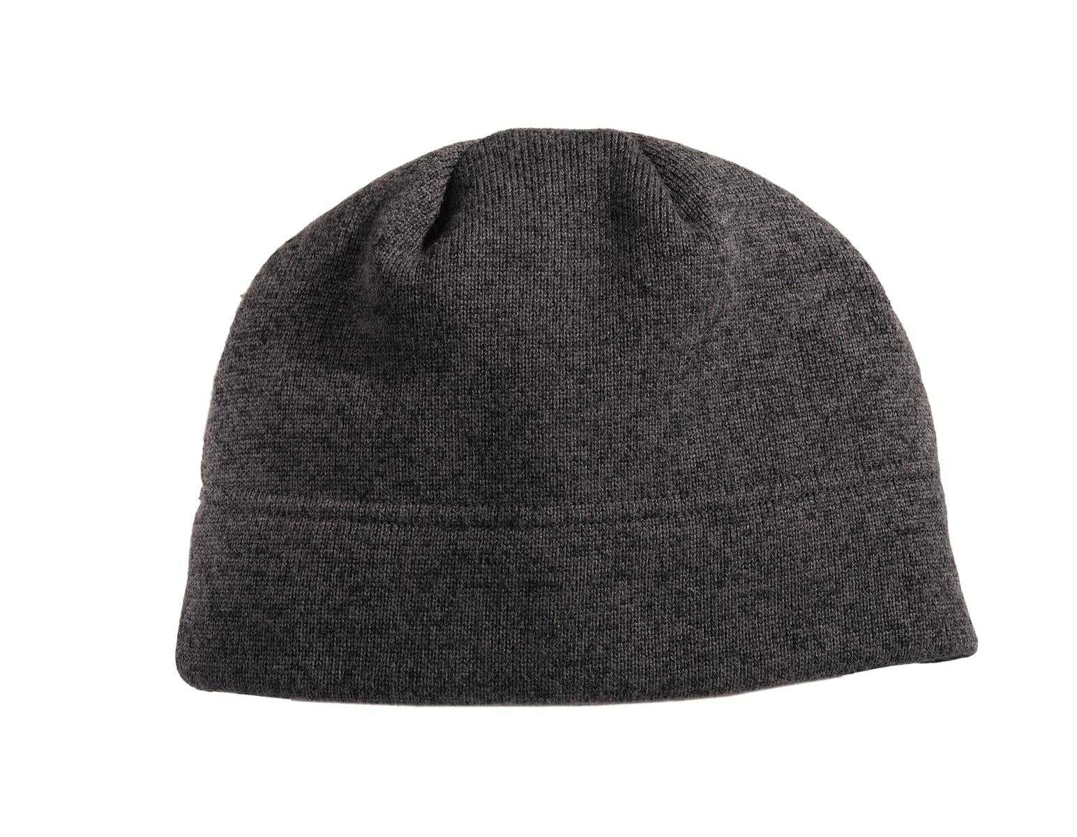 Port Authority C917 Heathered Knit Beanie - Black Heather Charcoal - HIT a Double - 1