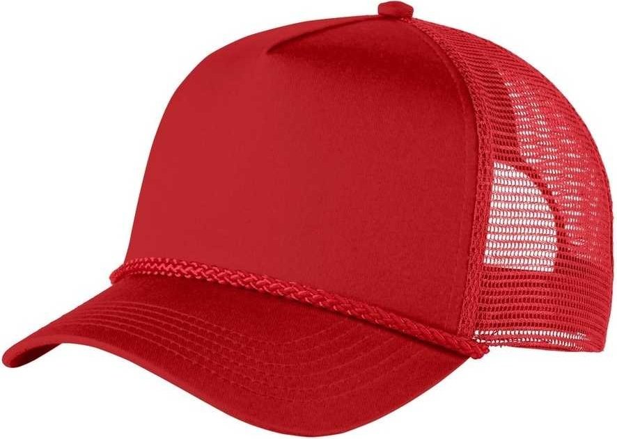 Port Authority C932 5-Panel Snapback Cap - Red - HIT a Double - 1