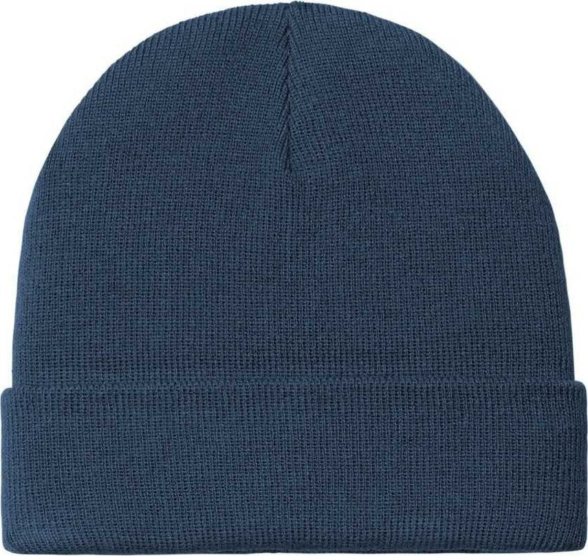 Port Authority C939 Knit Cuff Beanie - Dress Blue Navy - HIT a Double - 1