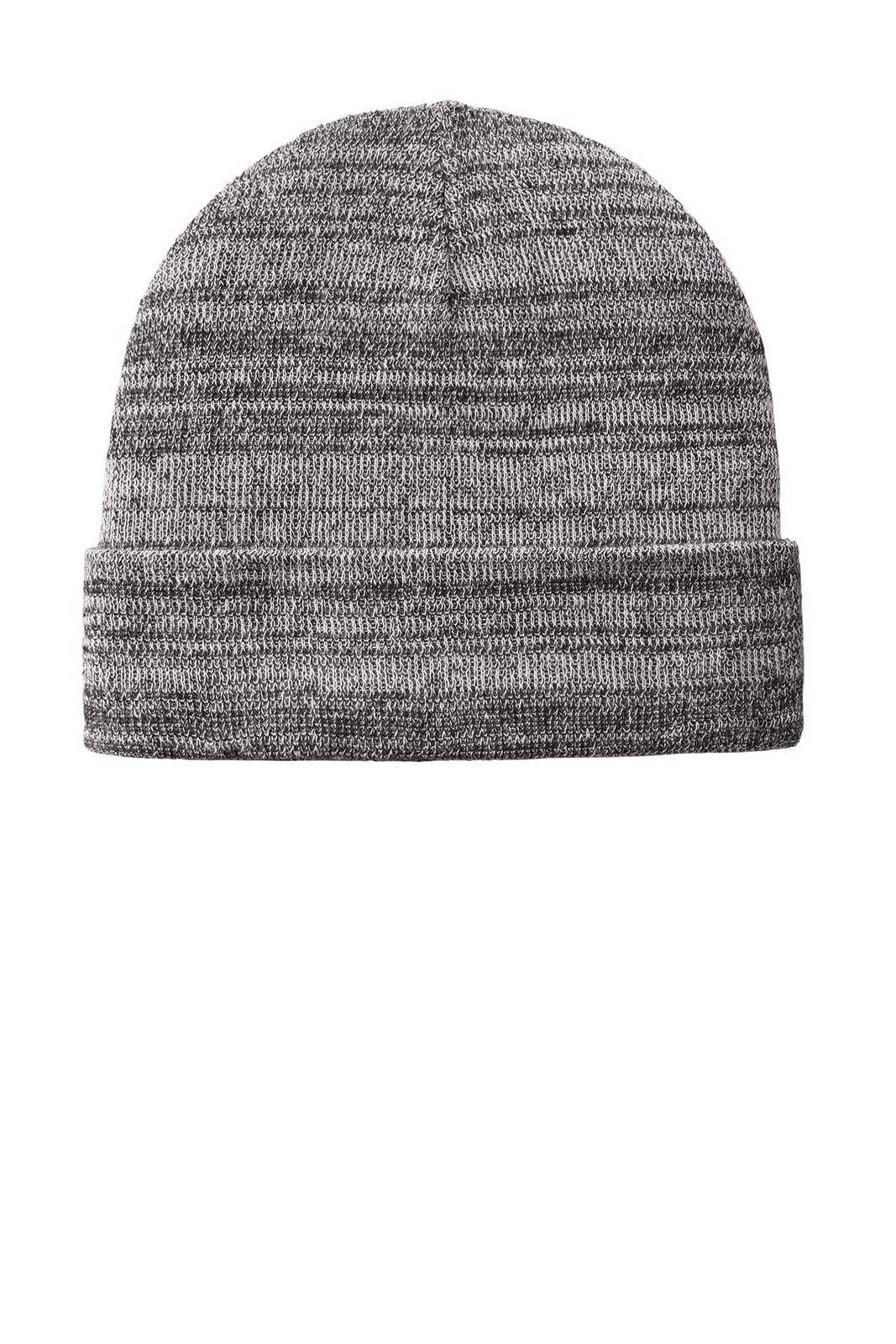 Port Authority C939 Knit Cuff Beanie - Gray Heather - HIT a Double - 1
