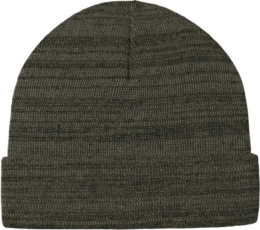 Port Authority C939 Knit Cuff Beanie - Olive Green Heather - HIT a Double - 1