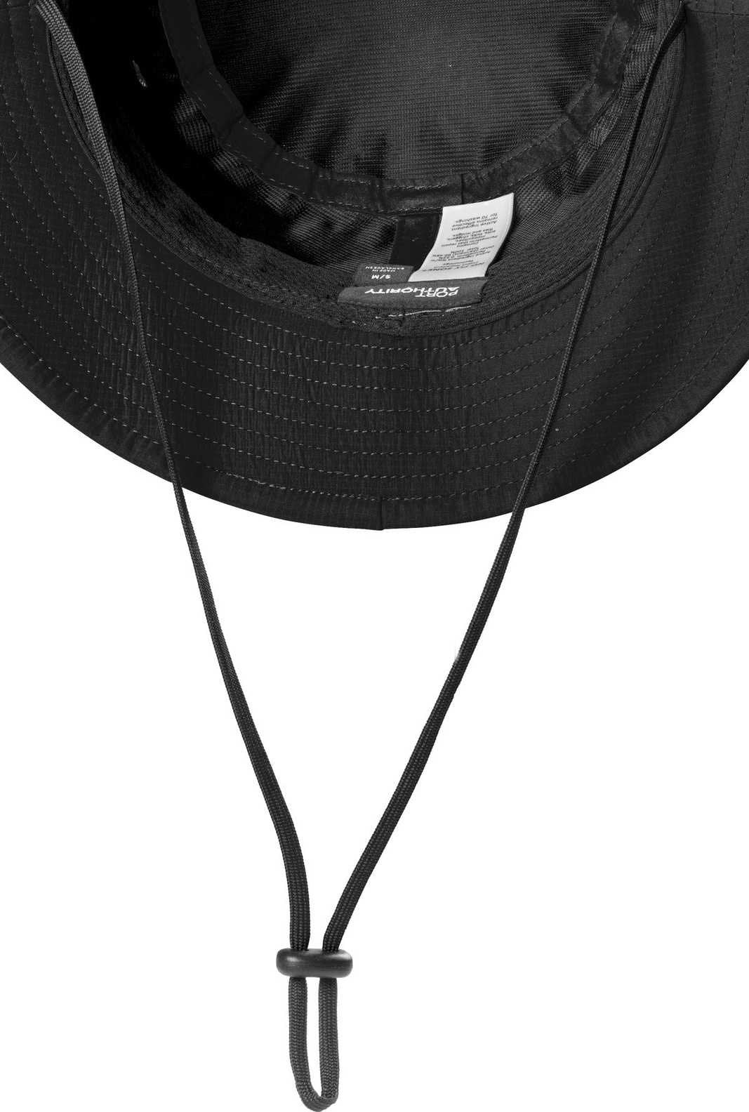 Port Authority C948 Outdoor UV Bucket Hat - Black - HIT a Double - 1