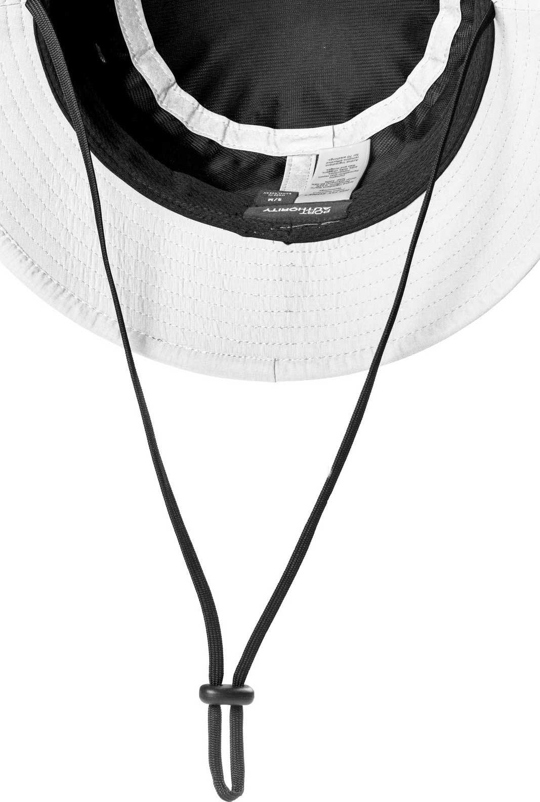Port Authority C948 Outdoor UV Bucket Hat - White - HIT a Double - 1