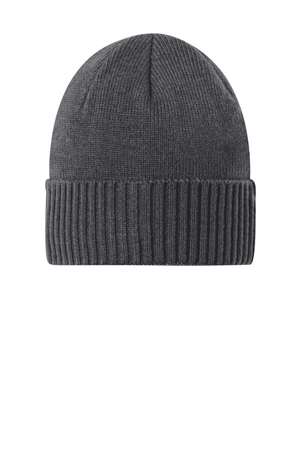Port Authority C951 Rib Knit Cuff Beanie - Graphite - HIT a Double - 1