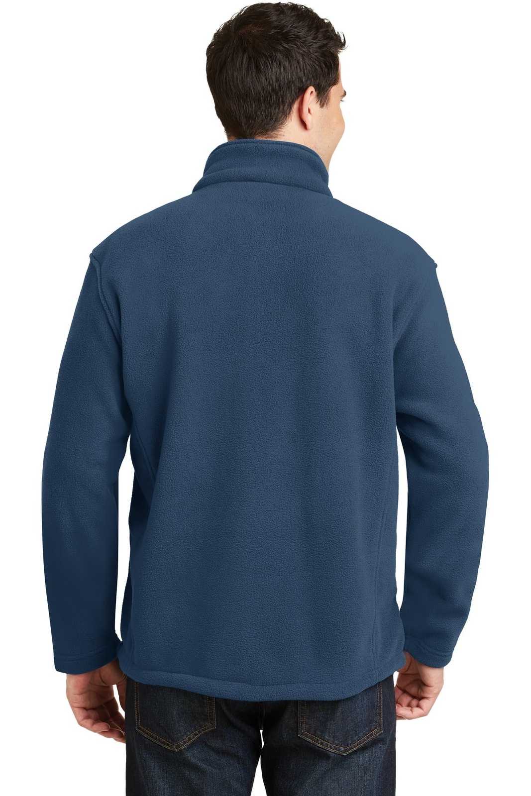 Port Authority F217 Value Fleece Jacket - Insignia Blue - HIT a Double - 2