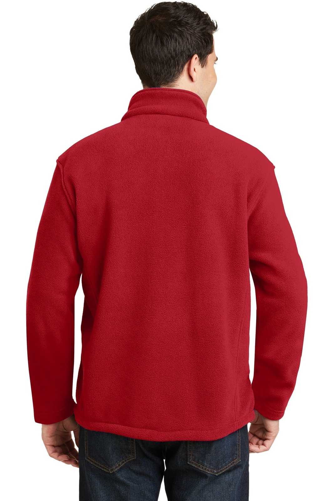 Port Authority F217 Value Fleece Jacket - True Red - HIT a Double - 2