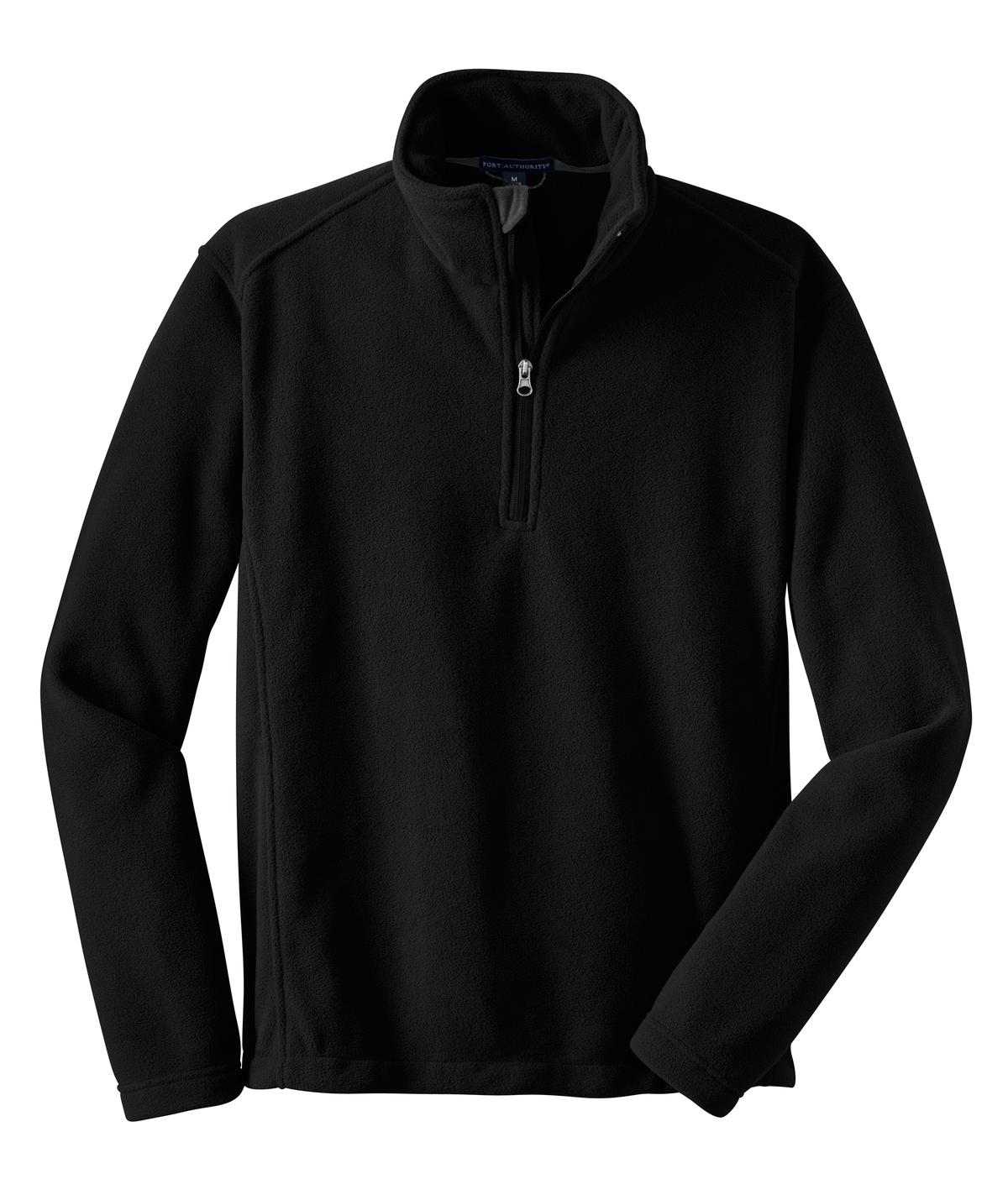 Port Authority F218 Value Fleece 1/4-Zip Pullover - Black - HIT a Double - 5