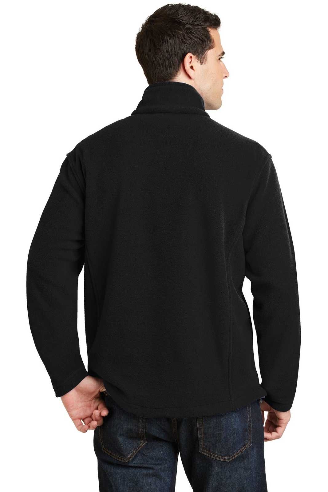 Port Authority F218 Value Fleece 1/4-Zip Pullover - Black - HIT a Double - 2
