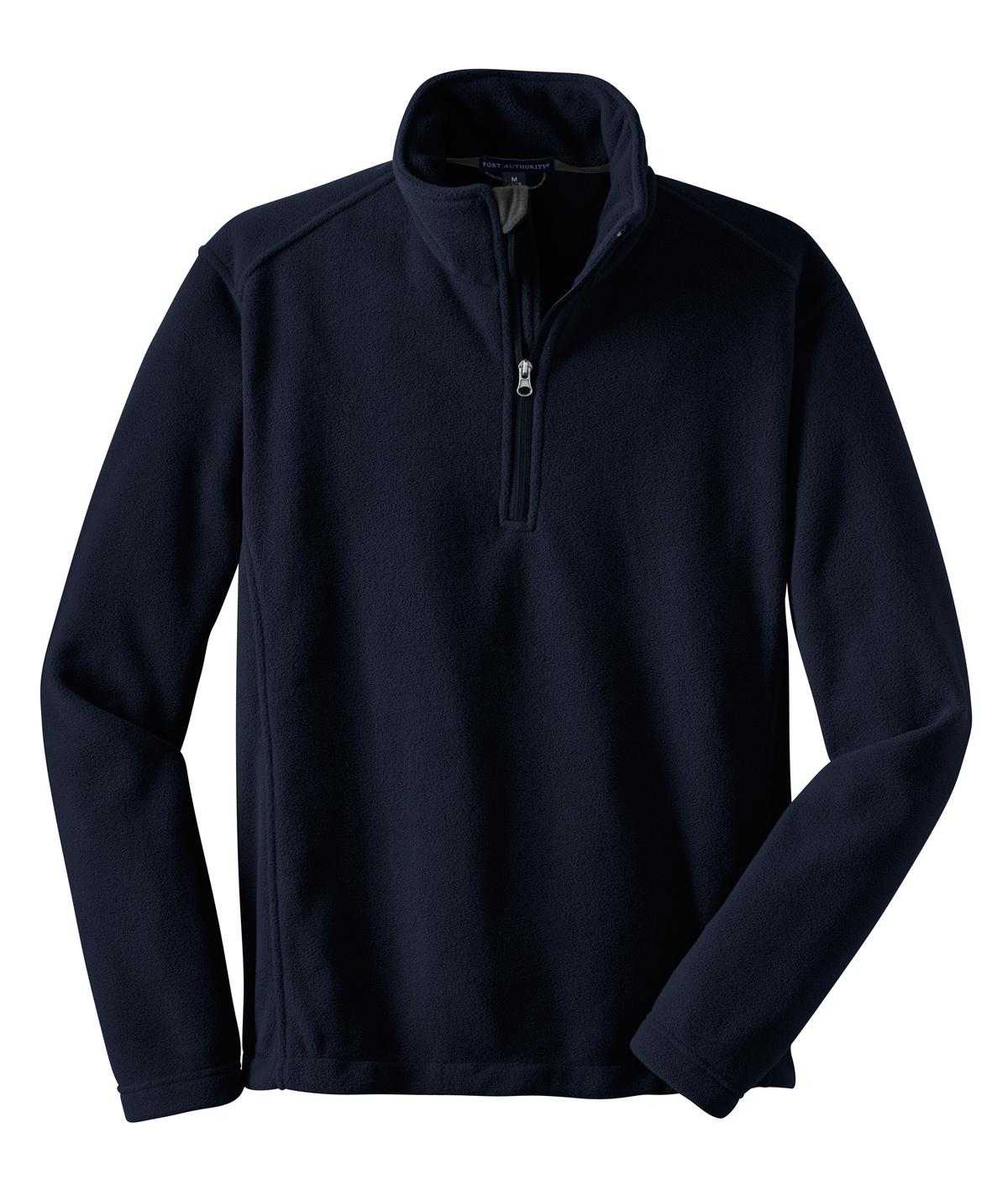 Port Authority F218 Value Fleece 1/4-Zip Pullover - True Navy - HIT a Double - 5