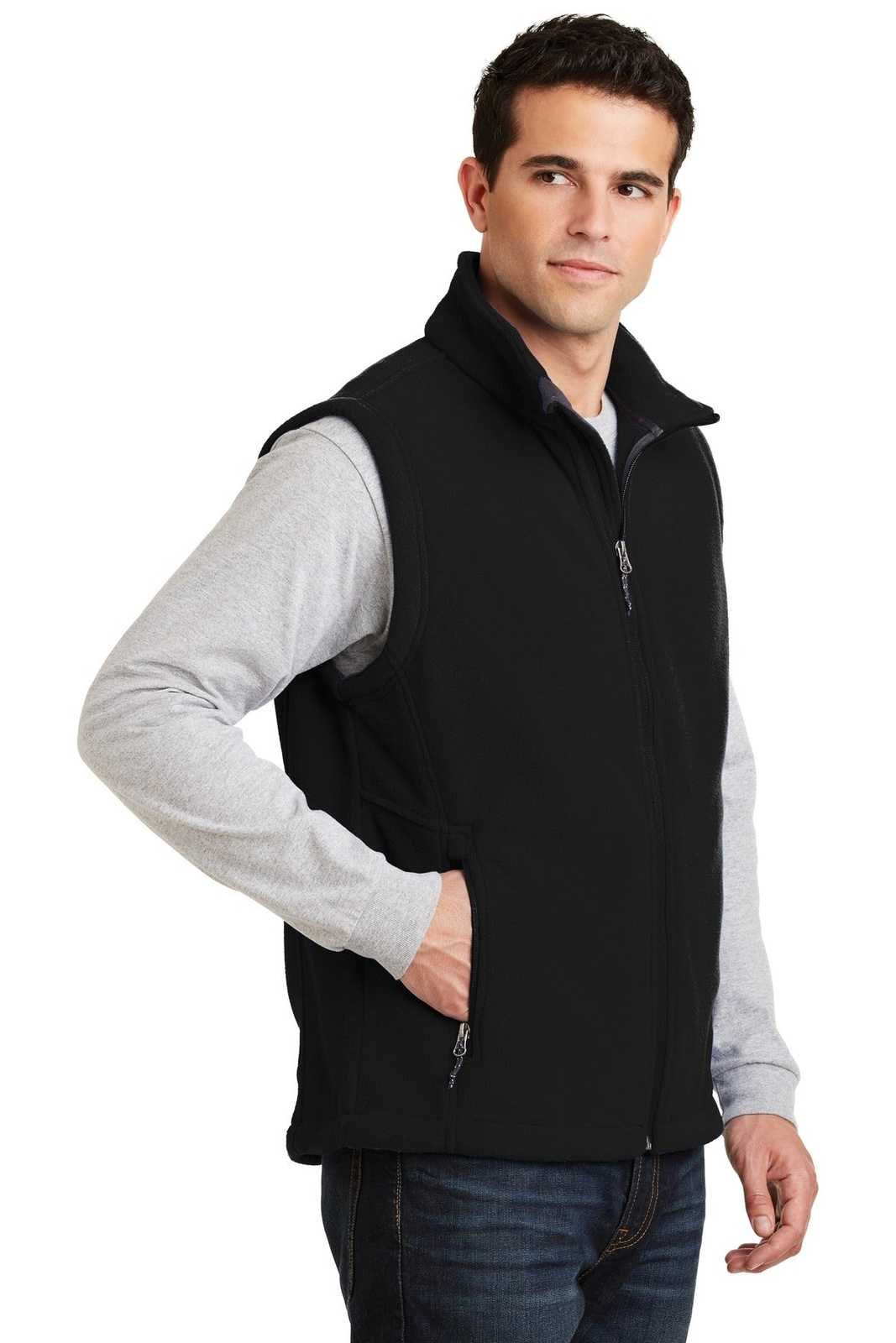 Port Authority F219 Value Fleece Vest - Black - HIT a Double - 4