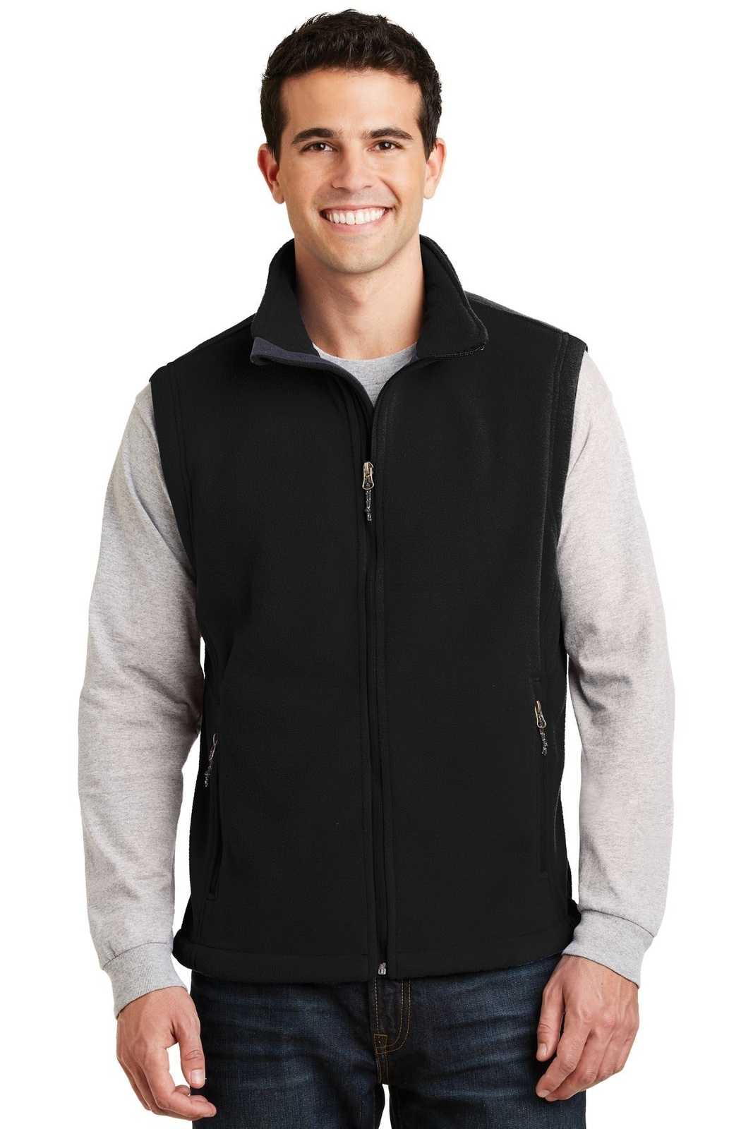 Port Authority F219 Value Fleece Vest - Black - HIT a Double - 1