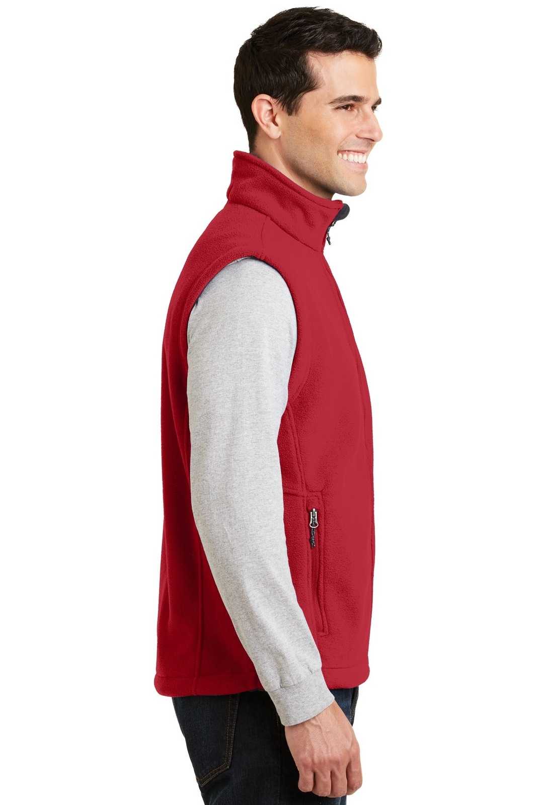 Port Authority F219 Value Fleece Vest - True Red - HIT a Double - 3