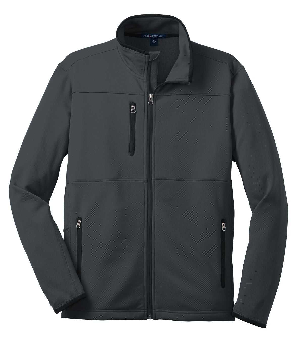 Port Authority F222 Pique Fleece Jacket - Graphite - HIT a Double - 5
