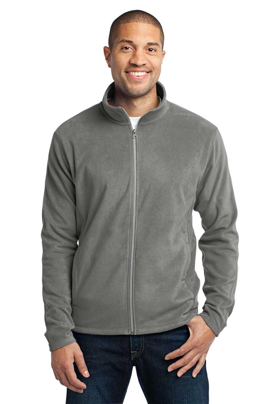 Port Authority F223 Microfleece Jacket - Pearl Gray - HIT a Double - 1
