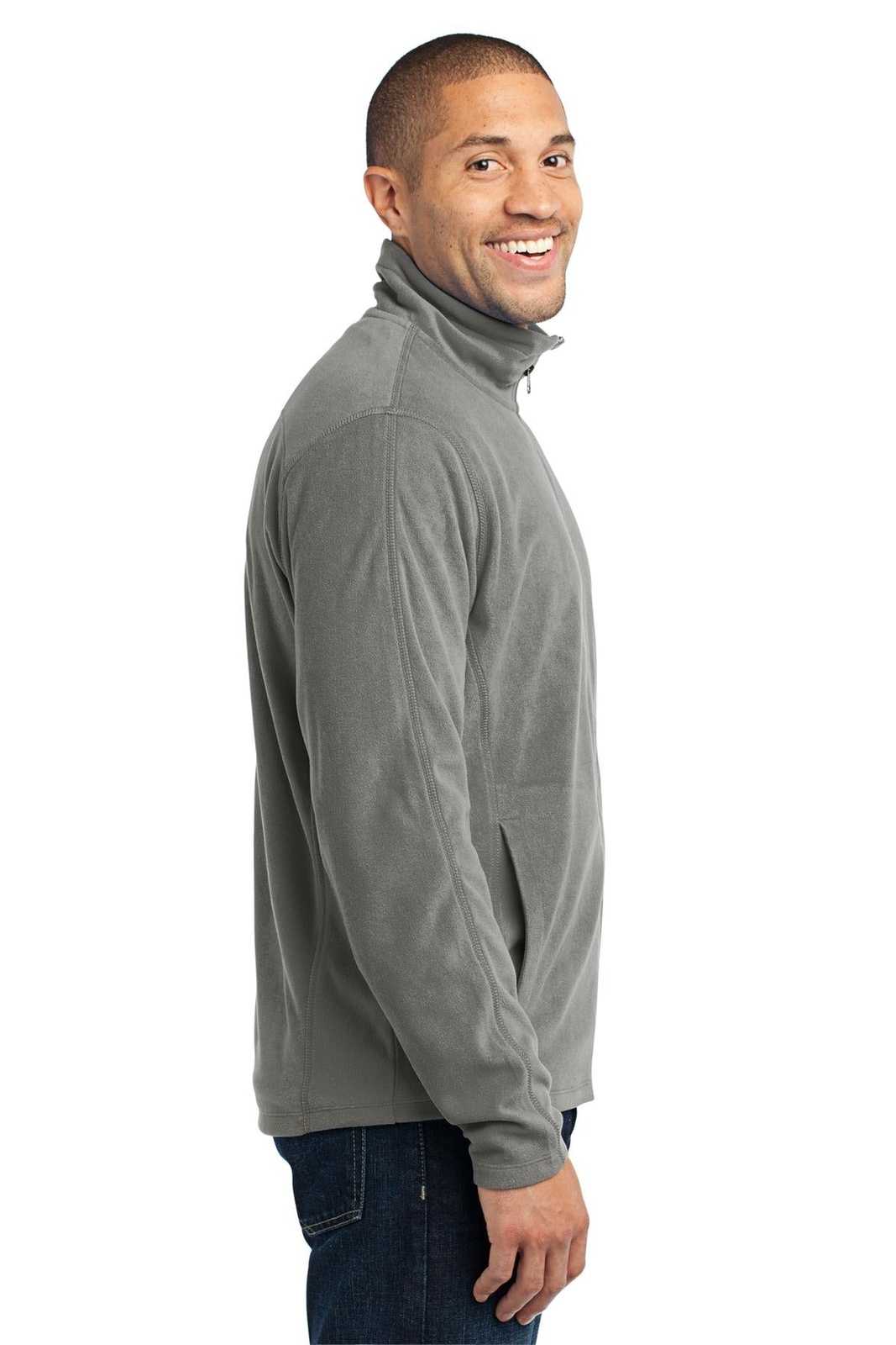 Port Authority F223 Microfleece Jacket - Pearl Gray - HIT a Double - 3