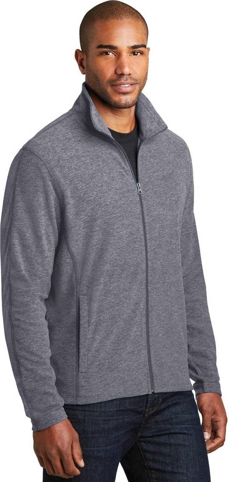 Microfleece full zip jacket deals