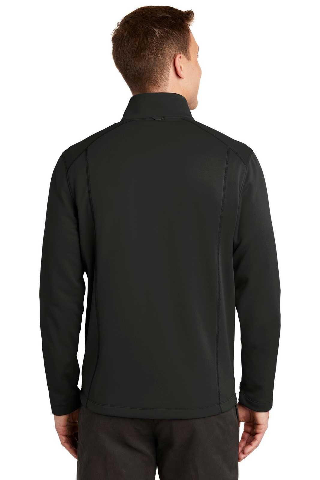 Port Authority F904 Collective Smooth Fleece Jacket - Deep Black - HIT a Double - 2