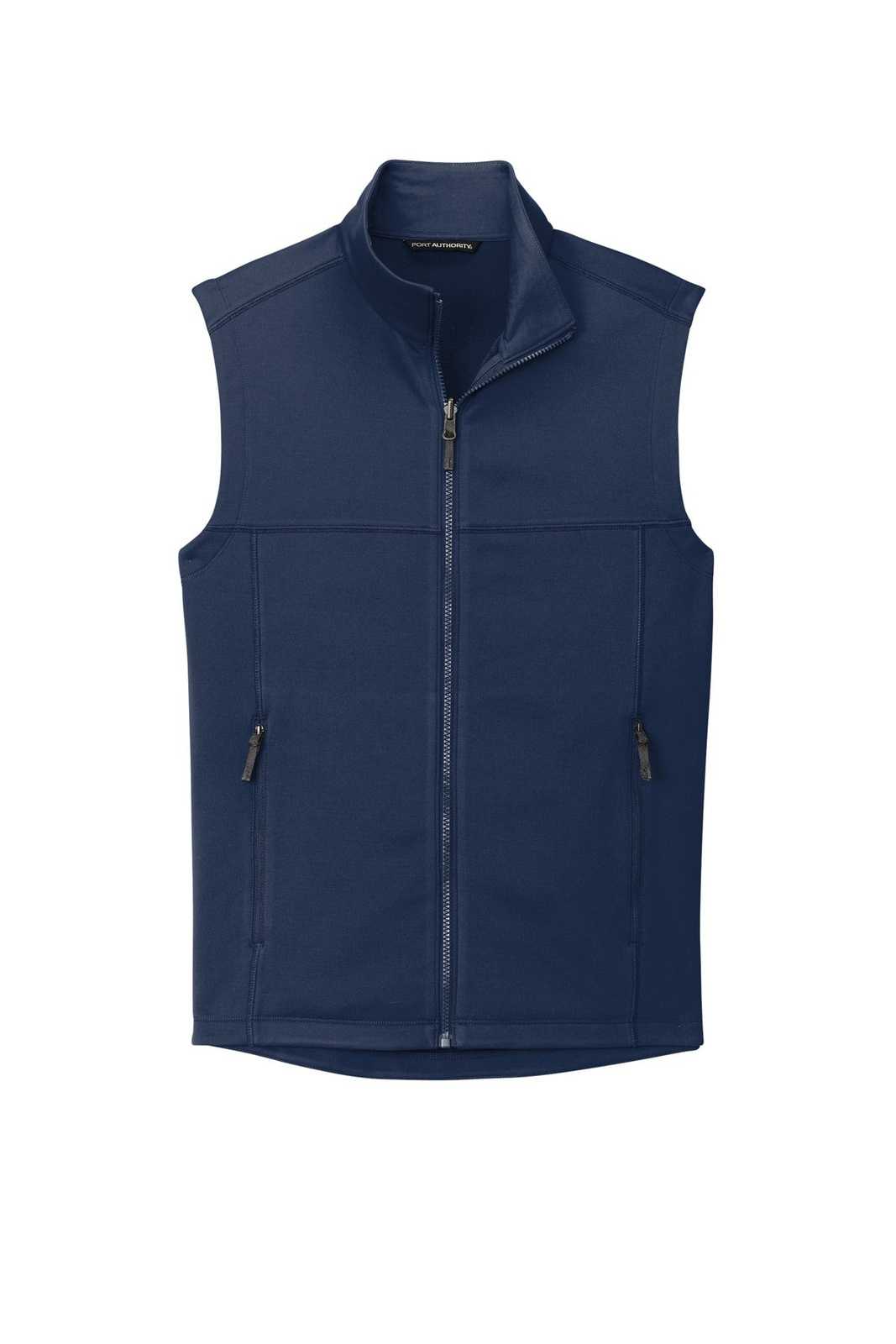 Port Authority F906 Collective Smooth Fleece Vest - River Blue Navy - HIT a Double - 2