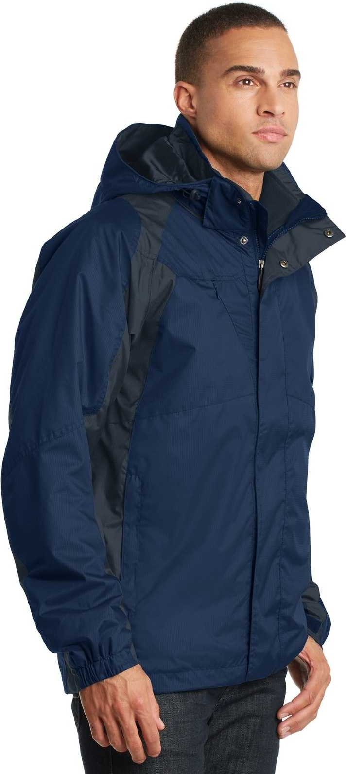 Port Authority J310 Ranger 3-in-1 Jacket - Insignia Blue Navy Eclipse - HIT a Double - 4