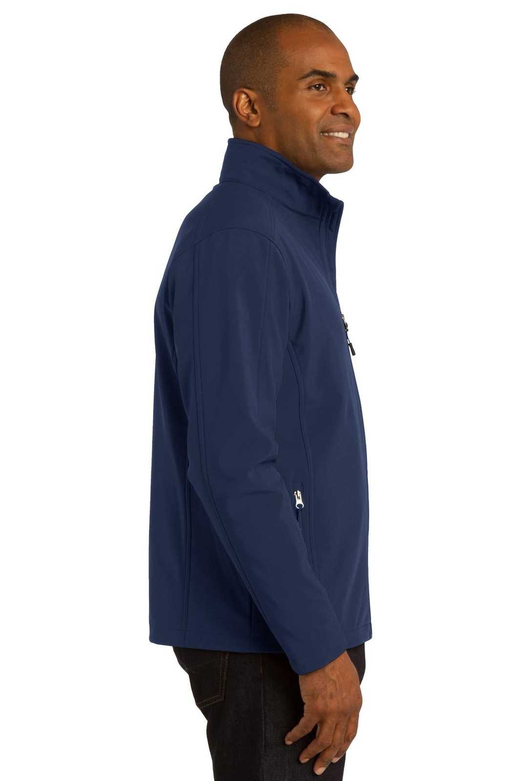 Port Authority J317 Core Soft Shell Jacket - Dress Blue Navy - HIT a Double - 3
