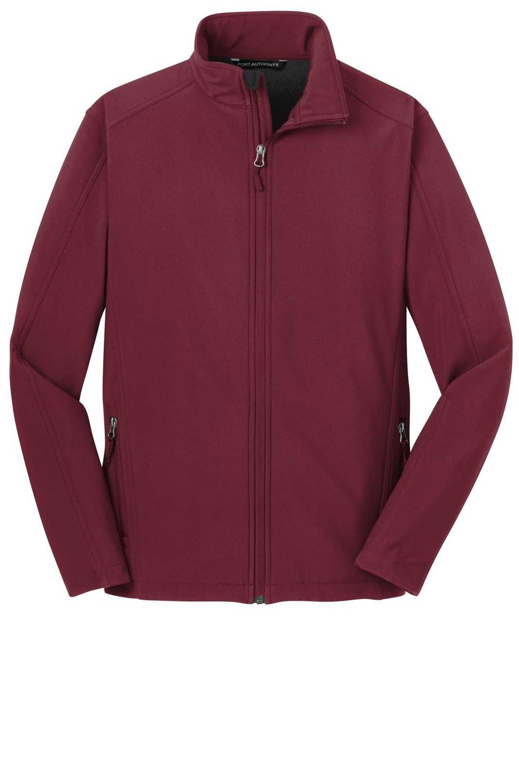 Port Authority J317 Core Soft Shell Jacket - Maroon - HIT a Double - 5