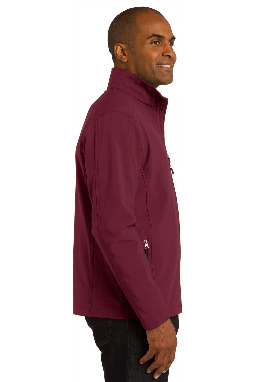 Port Authority J317 Core Soft Shell Jacket - Maroon - HIT a Double - 3