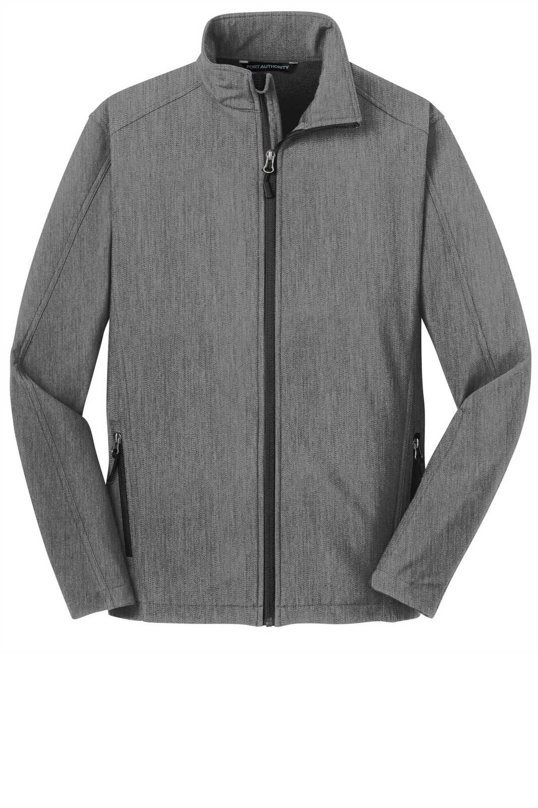 Port Authority J317 Core Soft Shell Jacket - Pearl Gray Heather - HIT a Double - 5