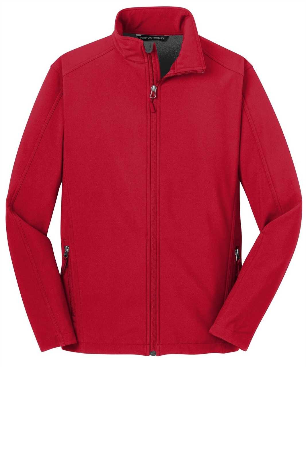 Port Authority J317 Core Soft Shell Jacket - Rich Red - HIT a Double - 5