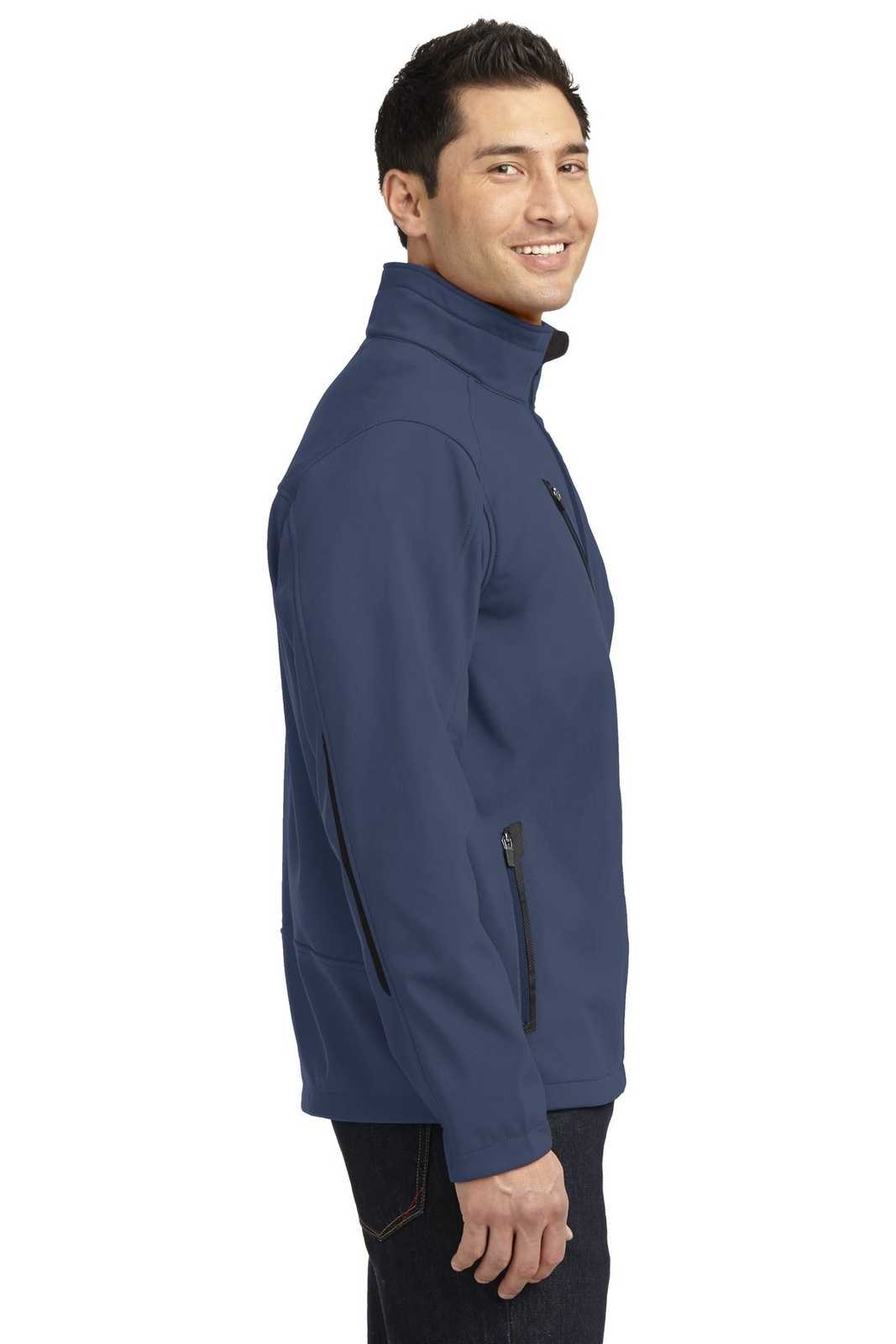 Port Authority J324 Welded Soft Shell Jacket - Dress Blue Navy - HIT a Double - 3